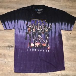 KISS UO Urban Outfitters Tie Dye Band Tee